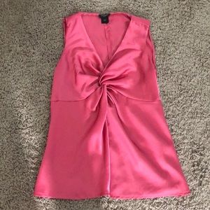 Rose Twist Front Tank Top